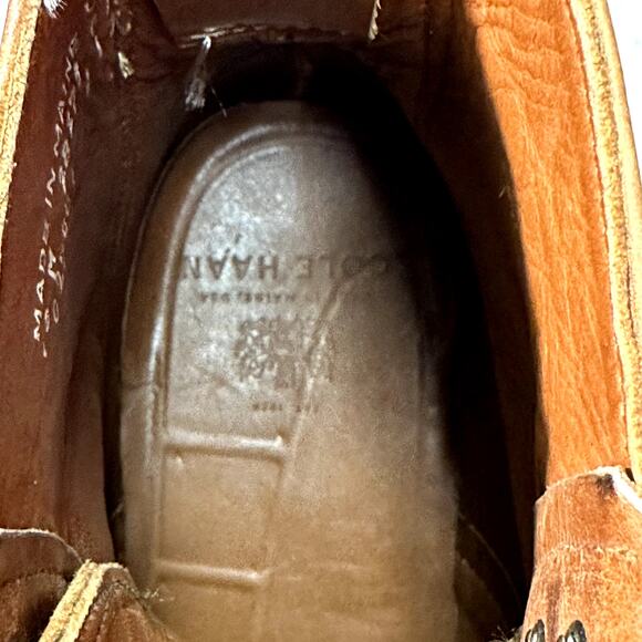 EXCELLENT Rancourt & Co x Cole Haan Plain Toe Boot Vibram Made in Maine USA 10 D - Picture 10 of 13